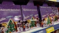 Milka & OREO Christmas Gift Box with various Milka and OREO sweets Royalty Free Stock Photo