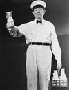MILKMAN Royalty Free Stock Photo