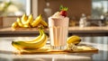 glass breakfast banana drink organic dessert healthy diet nutrition vegan