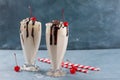 Milkshake (smoothie) Royalty Free Stock Photo