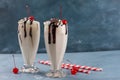 Milkshake (smoothie) Royalty Free Stock Photo