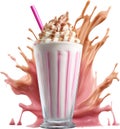 Milkshakes, Close-up of delicious-looking Milkshakes.