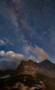 Milkway over MÃÂ¤ttenberg in Grindelwald, Switzerland