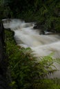 A milky stream of small river in Puncak Bogor Royalty Free Stock Photo