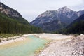 Milky Turquoise Stream in Dolomites