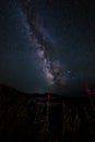 The Milky Way as Seen from Northern California, USA Royalty Free Stock Photo