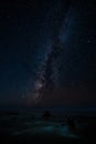 The Milky Way as Seen from Northern California, USA Royalty Free Stock Photo