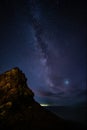 The Milky Way as Seen from Northern California, USA Royalty Free Stock Photo