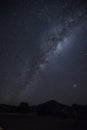 Milky way belt at night. Royalty Free Stock Photo