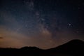 Milky Way in Durmitor in Montenegro, Europe