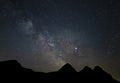 Milky Way and Eta Aquariids meteor shower over Three Cliffs Bay in Wales