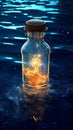 The Milky Way exists in a bottle that floats in the sea