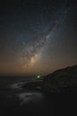 The Milky Way over the ocean Royalty Free Stock Photo