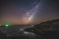 The Milky Way over the ocean Royalty Free Stock Photo