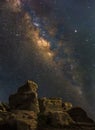 Milky Way galaxy appears in the beautiful sky