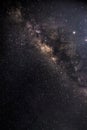 Milky Way galaxy appears in the beautiful sky