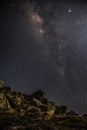 Milky Way galaxy appears in the beautiful sky