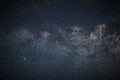 Milky Way Galaxy Background Close-up of Milky way. Long exposure Royalty Free Stock Photo