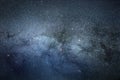 Milky Way Galaxy Background Close-up of Milky way. Long exposure Royalty Free Stock Photo