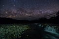 Milky Way galaxy at Borneo, Long exposure photograph