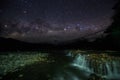 Milky Way galaxy at Borneo, Long exposure photograph