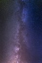 Milky way galaxy and outer deep space view from Atacama desert, Chile Royalty Free Stock Photo