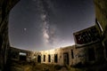 Milky Way galaxy over the runs of the Buckman Springs lithia water bottling plant