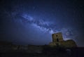 Milky Way Galaxy over Enisala Citadel