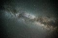 Milky way galaxy in a starry sky Royalty Free Stock Photo