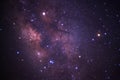 Milky way galaxy with stars and space dust in the universe Royalty Free Stock Photo