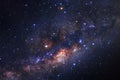 Milky way galaxy with stars and space dust in the universe