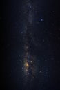 Milky way galaxy with stars and space dust in the universe Royalty Free Stock Photo