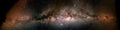 Milky Way from horizon to horizon - Namibia Royalty Free Stock Photo