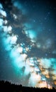 Milky way illustration Artificial Intelligence artwork generated Royalty Free Stock Photo