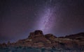 Milky Way long exposure photo in Arches National Park