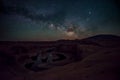 Milky Way ove the Reflection Canyon Utah USA Landscapes Royalty Free Stock Photo