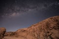 Milky Way over Atacama desert, Chile Royalty Free Stock Photo