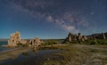 Milky Way over Mono Lake Royalty Free Stock Photo