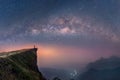 Milky way over the mountains of Chiang Rai, Thailand