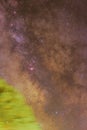 The Milky way in Sagittarius constellation Royalty Free Stock Photo