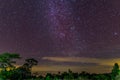 The Milky Way and some trees.