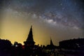 Milky Way and the starry sky captured from a full frame camera at 3200 iso and f/2.8. ** Note: Visible grain at 100%