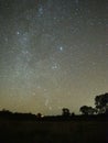 Milky way stars night sky Orion constellation observing Royalty Free Stock Photo