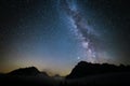 Milky Way taken from Dolomites