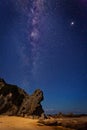 Milky Way universe over Queen Victoria Rock