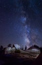 Milky Way at Yosemite National Park Royalty Free Stock Photo