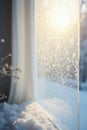 Milky white, softly blurred frosted glass pane , subtle texture, diffuse, abstract