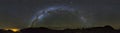Milkyway Panorama Above La Palma Caldera