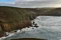 Mill Bay and Nanjizal Beach Cornwall UK Royalty Free Stock Photo