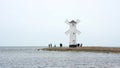 Mill beacon, the landmark of the city of Swinoujscie